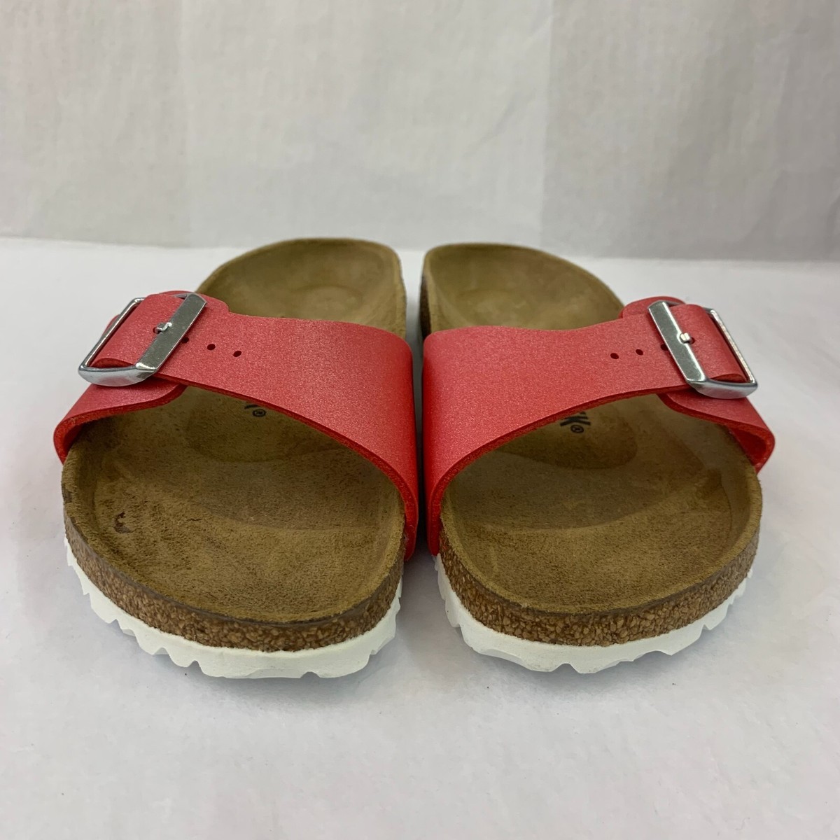 靴 BIRKENSTOCK Madrid Birkenstock Madrid Lime Green Birko-Flor Buckle Sandals