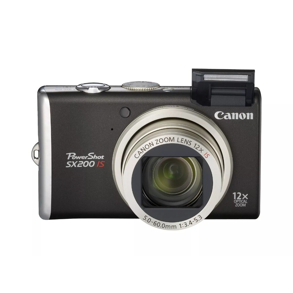 Canon PowerShot SX200 IS 12.1 MP Digital Camera w/Optical Zoom and
