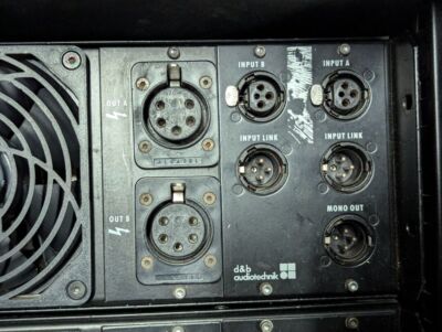 d&b Audiotechnik P1200A Mainframe 2 x 600w, EP5 output , C4 cards