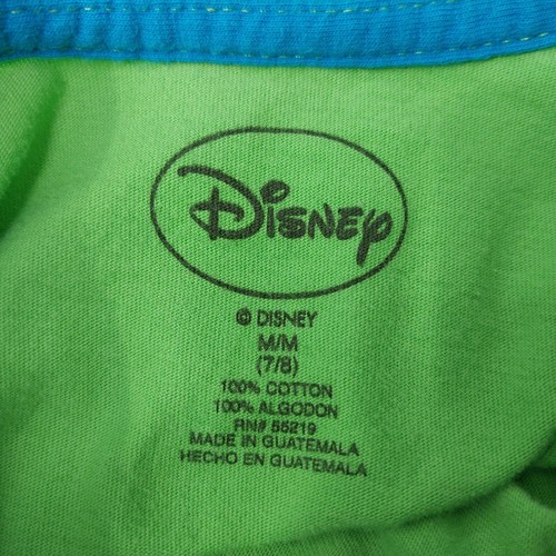 Hip Hop Paint Splatter Mickey Mouse T-Shirt Youth M 7/8 Green Graphic Print Tee - Picture 5 of 7