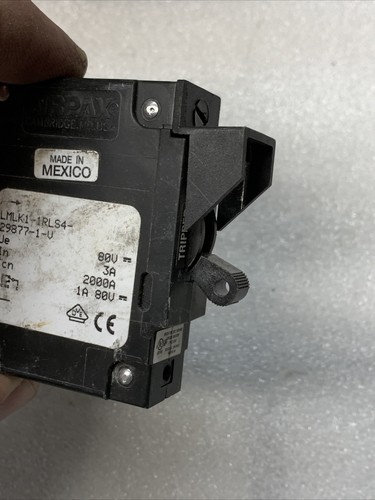 AIRPAX 3 AMP DC BULLET BREAKER, LMLK1-1RLS4-29877-1-V, 3 Amp - Picture 5 of 7