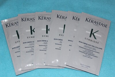 6x10ml KERASTASE SHAMPOO bain creme anti-pellicullaire ANTI-SCHUPPEN SYMBIOSE