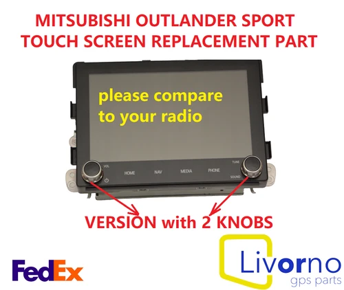 19-22 Mitsubishi OUTLANDER SPORT TOUCH SCREEN REPLACEMENT glass Digitizer RADIO