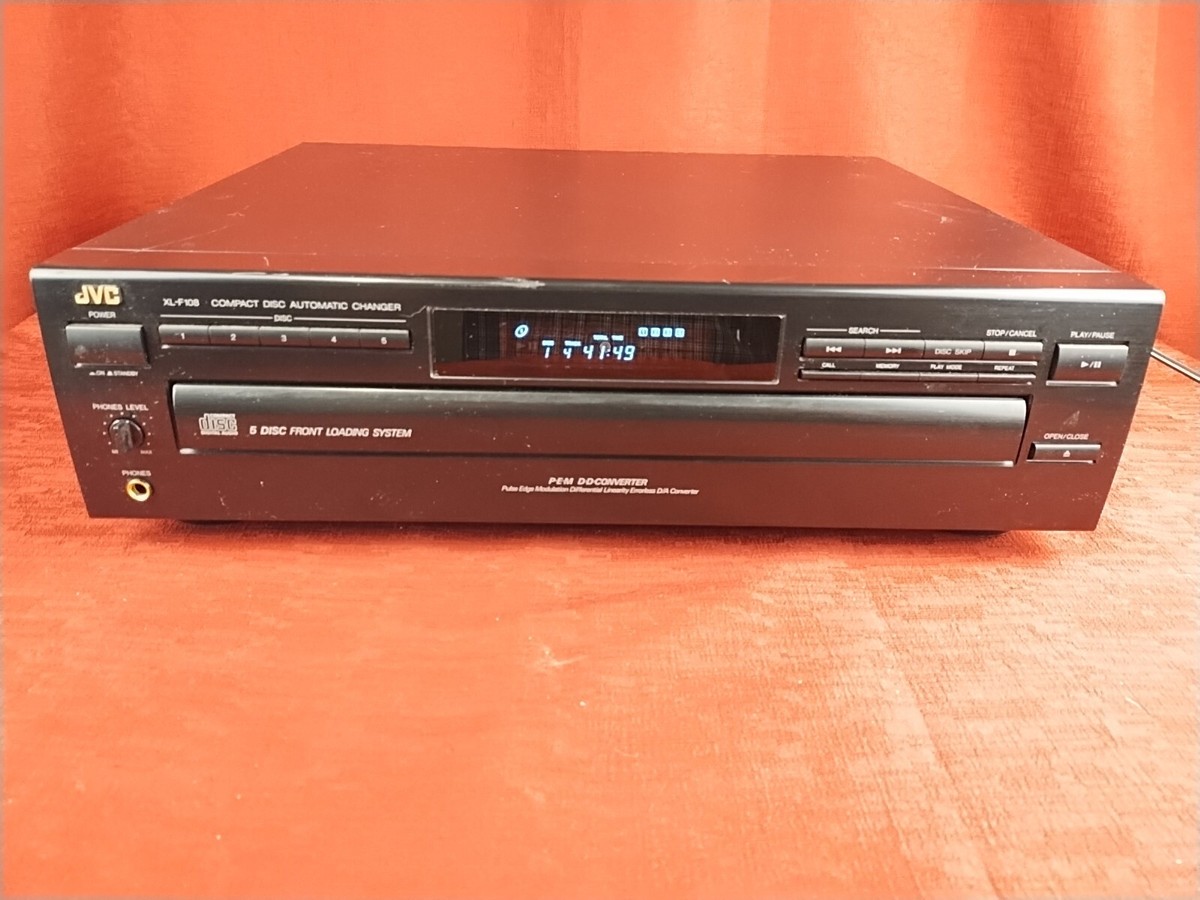 JVC XL-F108 CD Changer 5 Compact Disc Player HiFi Stereo Vintage