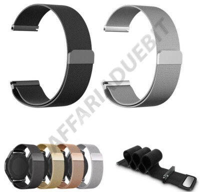 SkyBand Cinturino In Acciaio Inossidabile Metallo Compatibile Per Smartwatch UMIDIGI Urun - Sostituzione Bracciale Moda Nero