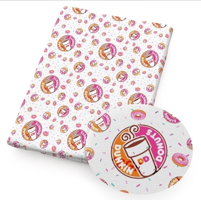 Dunkin Donuts FAUX LEATHER SHEET 8