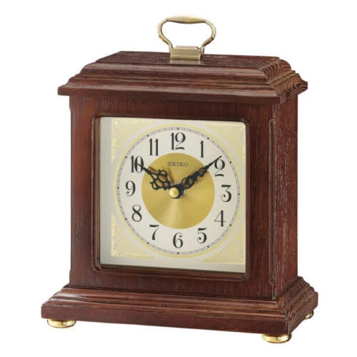 Relojes despertadores de marrón Madera Seiko y Radio Reloj