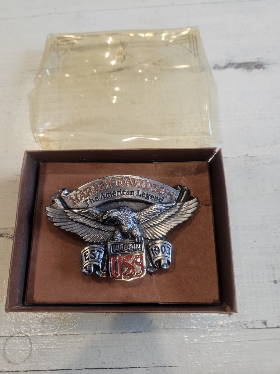 Harley Davidson Belt Buckle American Legend 1991 Baron