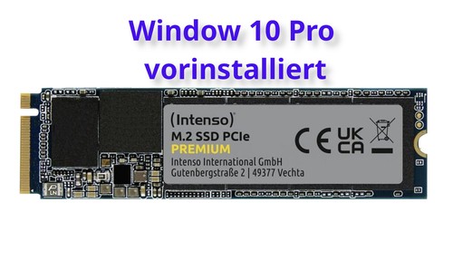 Intenso SSD M.2 PREMIUM 500GB M.2 2280 PCIe 3.0 x4 NVMe Windows vorinstallert - Afbeelding 4 van 5
