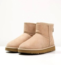 Brand New In Box 100 Authentic UGG Classic Mini II Sand 1016222 Women's Boots