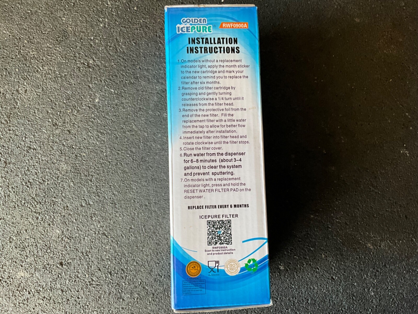 Golden Ice Pure Refrigerator Water Filter RWF0900A Maytag Kenmore UKF