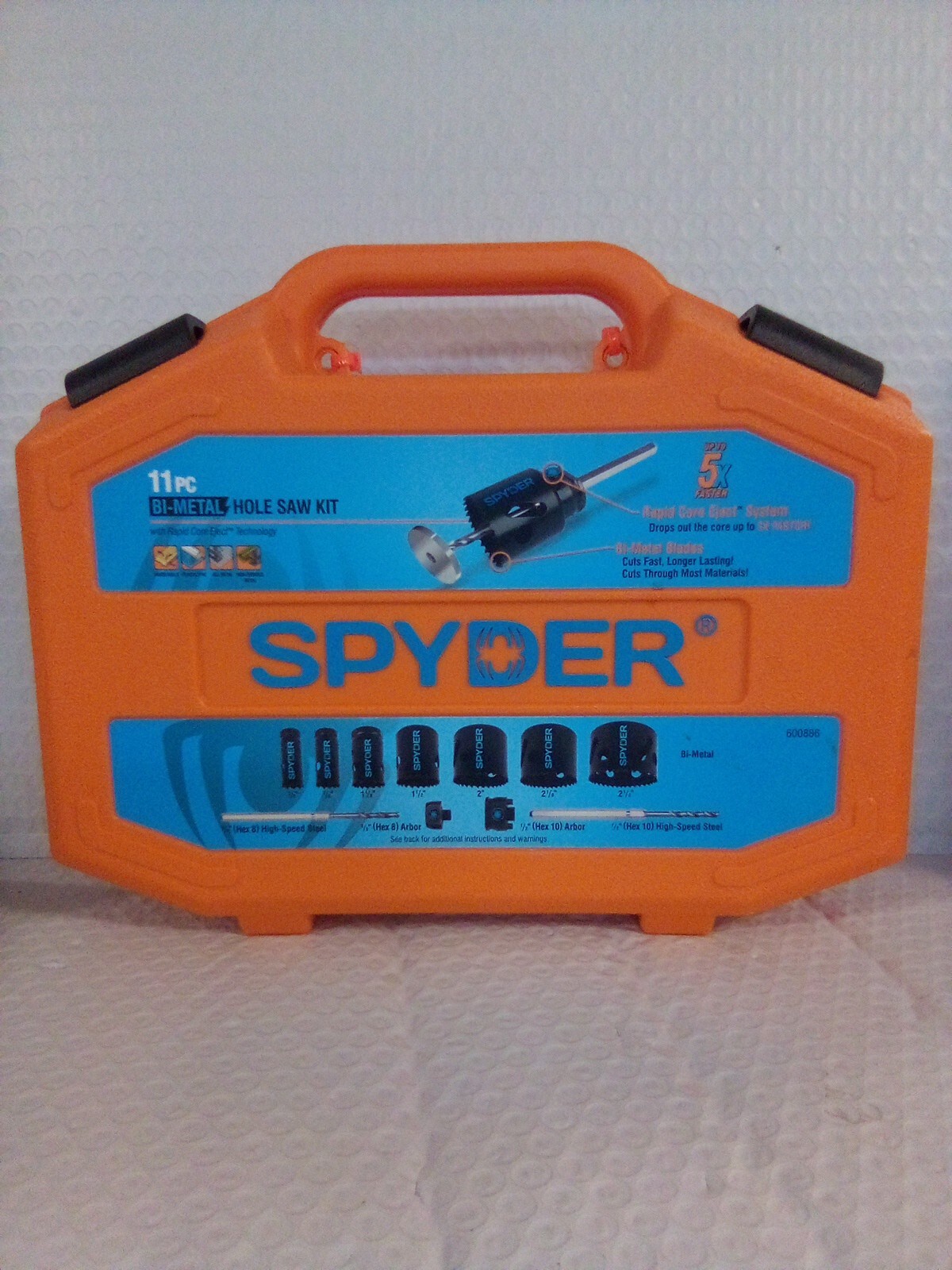 Spyder 11pc Bi-metal Hole Saw Kit 600886 for sale online | eBay 