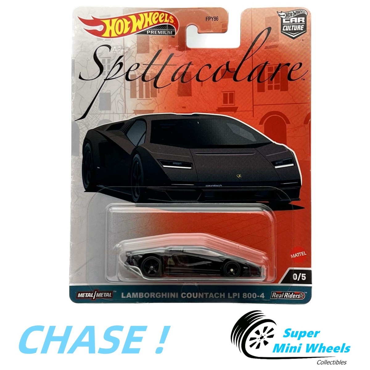 ホットウィール ランボルギーニ カウンタック LPI 800-4 チェイス CHASE ! Hot Wheels Car Culture Lamborghini Countach LPI 800