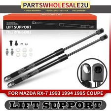 2pcs Rear LH & RH Trunk Liftgate Lift Support Shock Strut for Mazda RX7 93-95