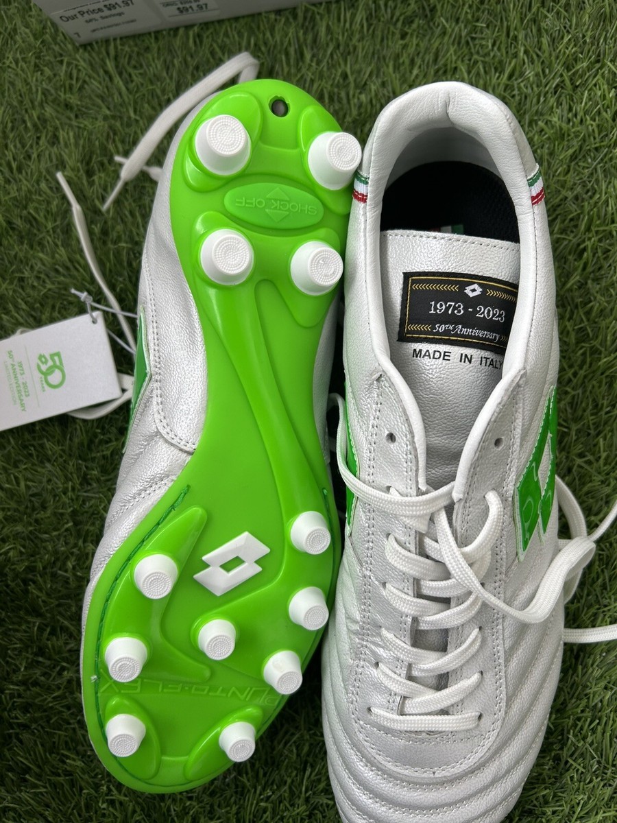 SKさん専用Lotto Stadio Italy 白と黒 Lotto Stadio Potenza II 100 Football Boots - White/Black
