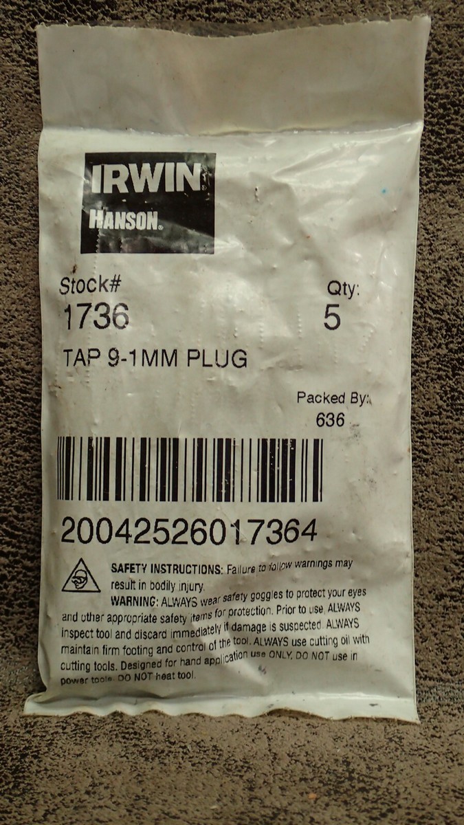 IRWIN 9-1mm Metric Plug Tap | For Auto Repair & Machinery, Thread Repair Tool - View #14