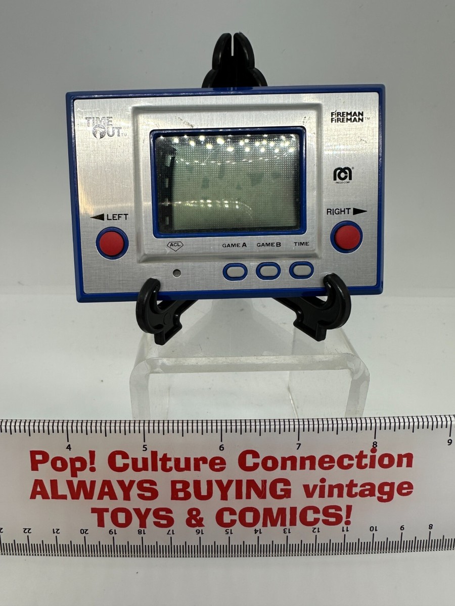 1980 Mego Nintendo Time Out Handheld Game Fireman Fireman Rare Inv