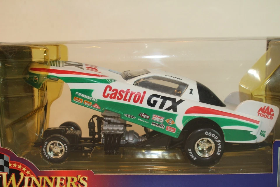 Winners Circle 1997 NHRA Funny Car, John Force escala 1:24 na caixa - Imagem 2 de 4