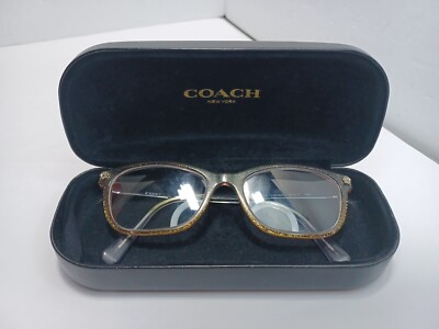 Coach Glasses 5554 Violet Glitter Gradient 51 17 140 - With  display picture 3