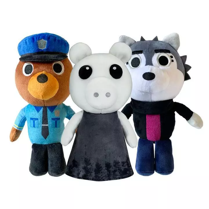 OFFICIAL PIGGY ROBLOX SERIES 2 WILLOW DOGGY MEMORY 8 SOFT TOYS (SET OF 3)  BNWT