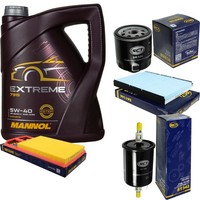 SCT Inspektionspaket 5L Mannol 5W-40 FüR VW Lupo 1.4 16V 1.6 GTI Polo Seat Ibiza