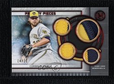 2023 Topps Museum Collection Ruby 4/10 Corbin Burnes #SPPPQR-CB 0j8f