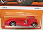 HOT WHEELS 2016 MIG RIG on a REDLINE Carded card W/ redline tires