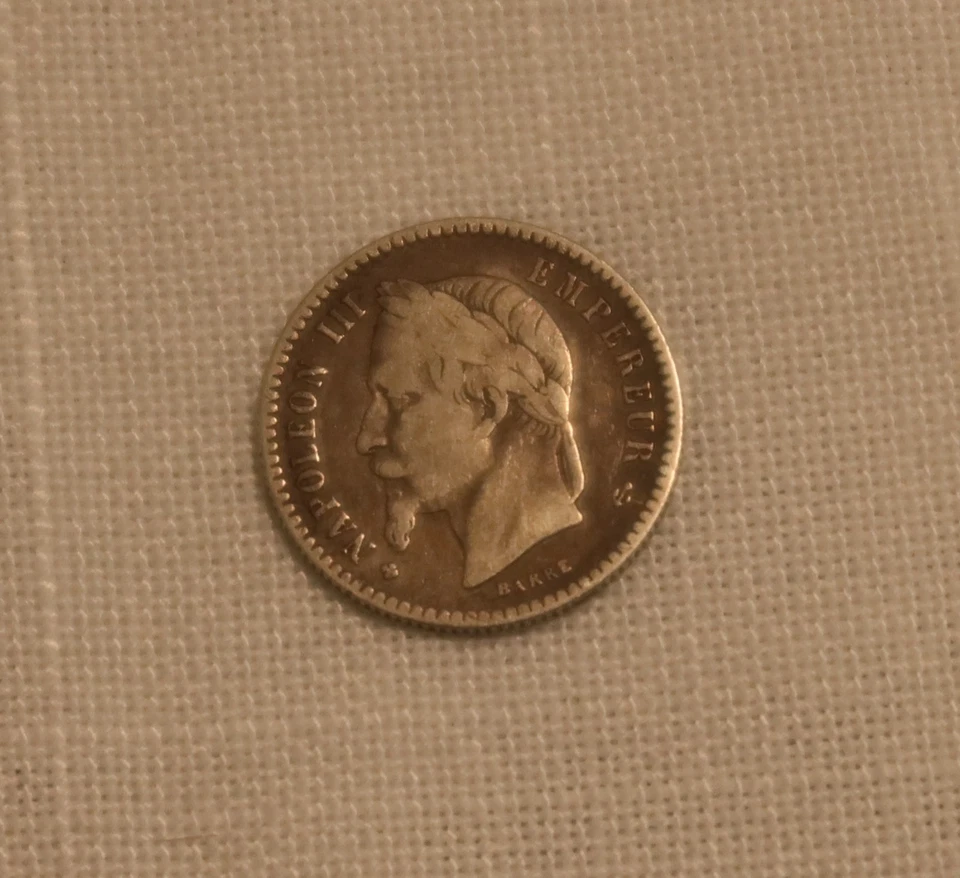 1864 50 céntimos imperio franco Foto 3 de 4