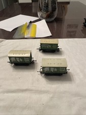 Hornby OO Gauge Prime Pork Van Wagons x 3 Unboxed