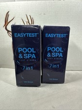 EASYTEST 7-Way Pool Test Strips 150 2 Strips Water Chemical Testing for Hot tub