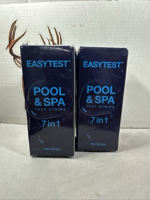 #ad #ad EASYTEST 7 Way Pool Test Strips 150×2 Strips Water Chemical Testing for Hot tub $17.09