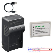 Kastar Battery AC  USB-C Charger for Olympus Li-80B T100 T110 Digital Camera