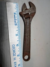 Vintage 68 606 K-D TOOLS 6" ADJUSTABLE WRENCH  " MADE IN   USA Free Ship
