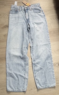 Levi's Premium Women's Jeans Light Blue Baggy Straight Light Wash