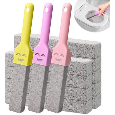 Reinigungsstein WC Toilette Bimsstein Stick 12 Stück 3 Griffe Reinigung Bad