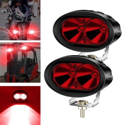 Biqing Gabelstapler Sicherheitsleuchten rot, Motorrad LED Spot Beam Fahren Arbeit rot 
