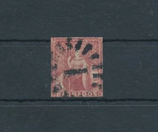 1852- 55 BARBADOS, Stanley Gibbons No. 5, brownish red, Used