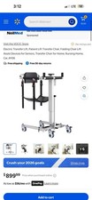 265 lbs Patient Lift Transfer Chair Portable Patient Lift Wheelchair for Elderly