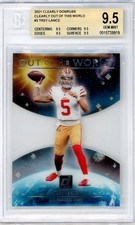 2021 Panini Clearly Donruss Trey Lance #OW-TRL Out Of This World **BGS 9.5**