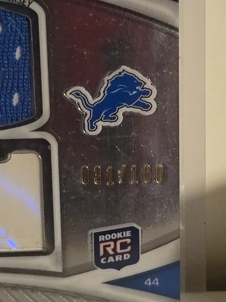 2010 Topps Finest Auto Dual Relic 31/100 Jahavid Best RC - Image 2 of 3