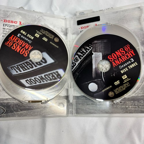 Sons of Anarchy - Season 3-   Charlie Hunnam, Ron Perlman,  Used 4 Disc DVD Set - Picture 4 of 5