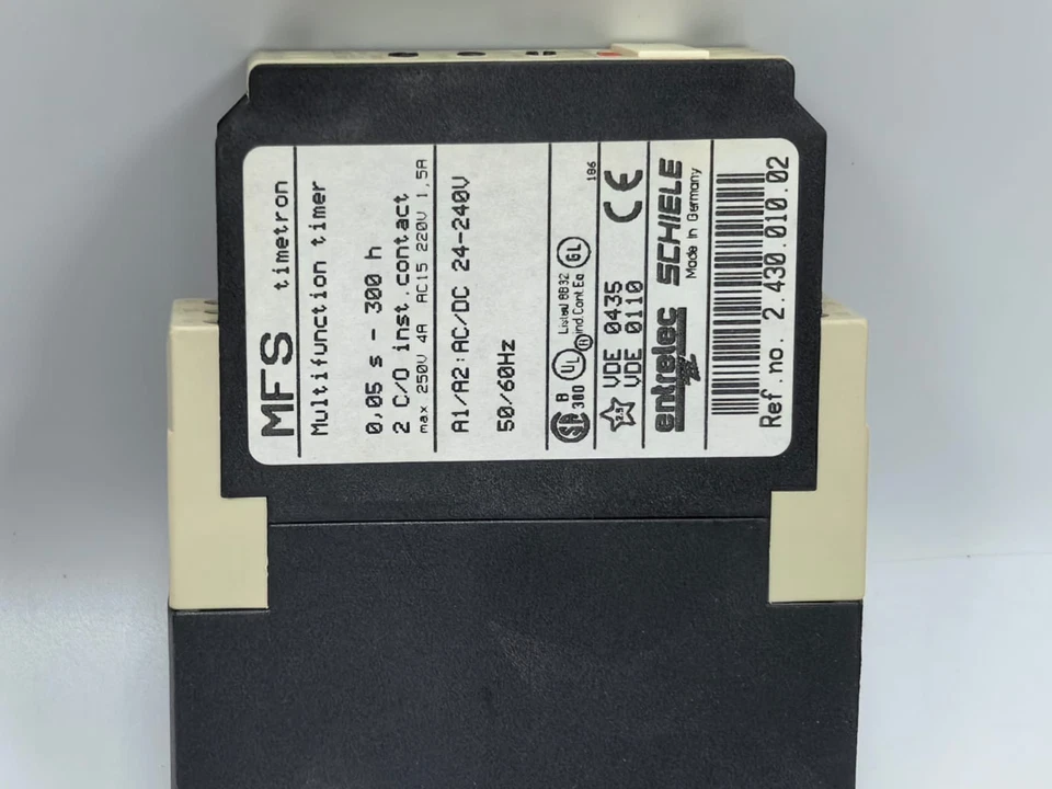 ENTRELEC SCHIELE MFS TIMETRON MULTIFUNCTION TIMER 24-240V 50-60Hz - Image 3 of 4