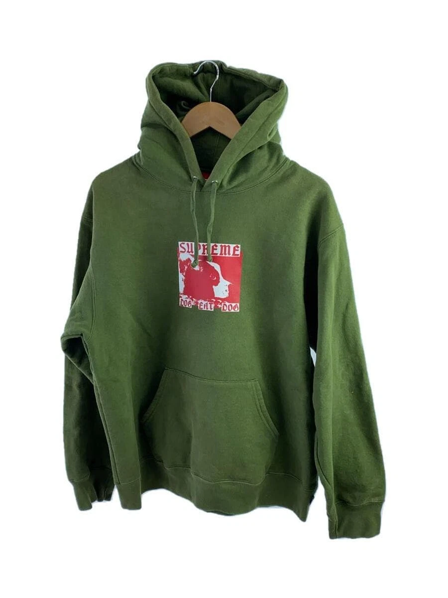 Sweat à capuche Supreme vert M occasion