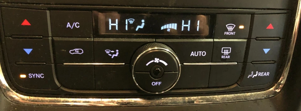 2013 dodge durango climate control switch heater a/c 2011-2013 P55111925AQ - Image 3 of 4