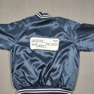 Varsity Jacket Bomberjacke Vintage Marineblau Fliegerjacke Herren USA Jacke NHL