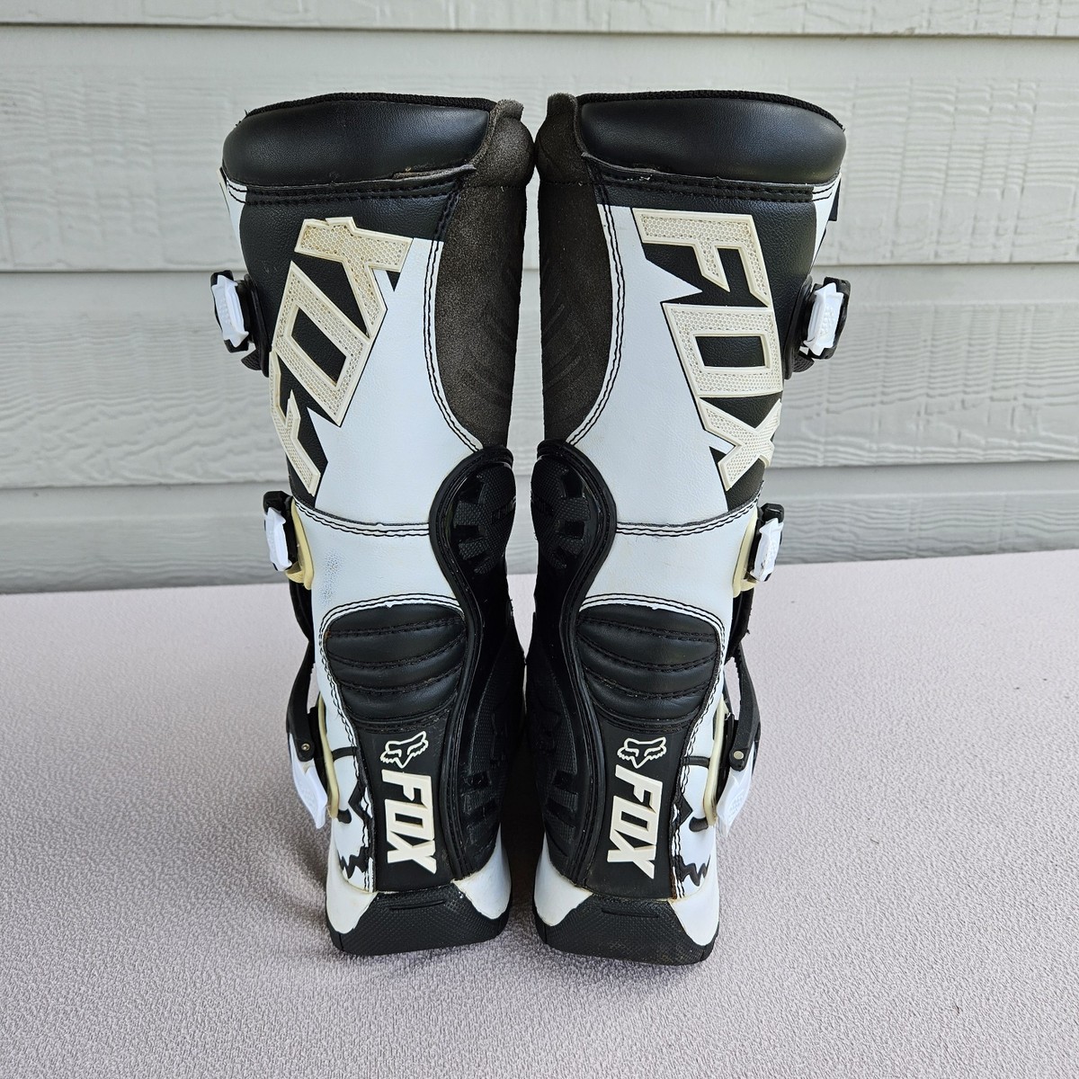 Fox Comp 5 Motocross Dirt Bike Riding Boots Youth SZ 7Y Black