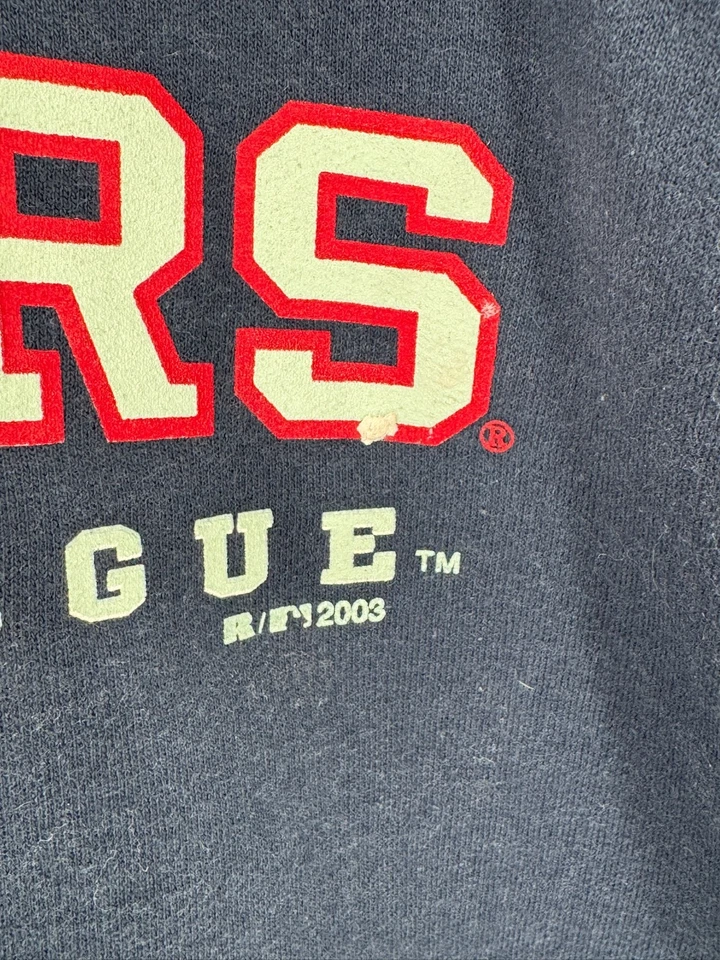 Sudadera deportiva vintage LA Dodgers Russell para hombre azul marino talla XL Foto 4 de 4