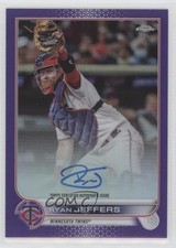 2022 Topps Chrome Veteran Purple Refractor /250 Ryan Jeffers #CVA-RJ Auto 18nk