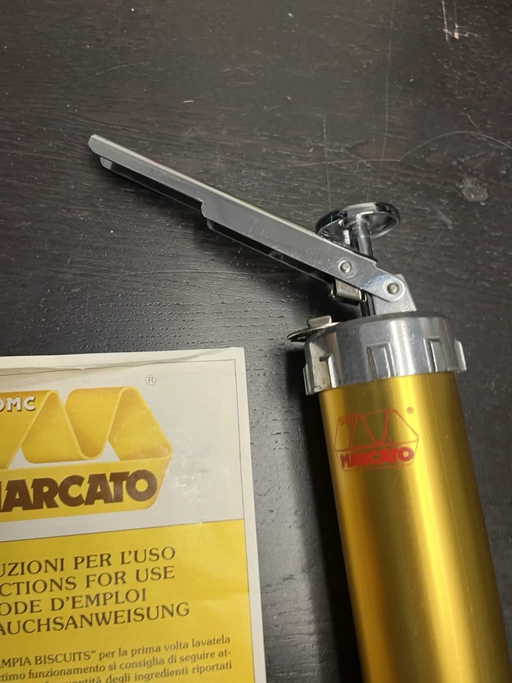 Marcato Atlas Galletas Galletas Prensa Fabricante Oro Italia con Caja y Manual De Colección  Foto 3 de 4