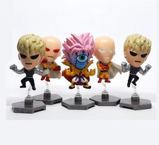 Zag Toys Mini- Saitama Genos One Punch Man Lord Boros Lot of 5